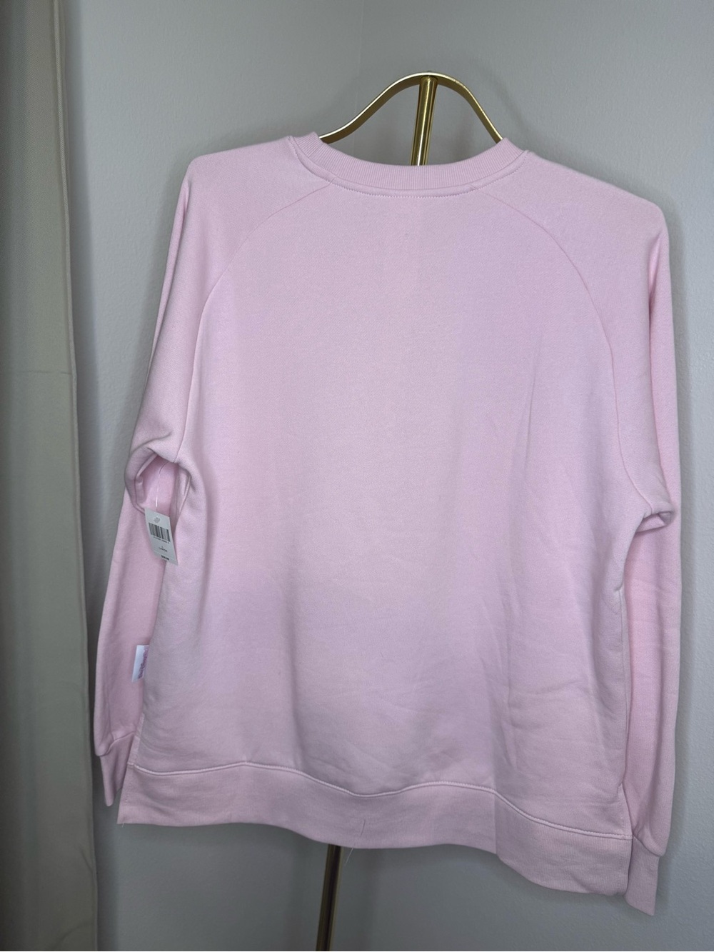 NWT Disney Parks Women Pink Fleece Sweatshirt Size Large - Picture 3 of 7